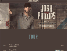 Tablet Screenshot of joshphillipsmusic.com